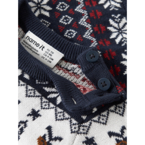 NAME IT Striktrøje Rismas Navy Blazer